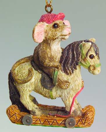 Mouse Ornaments Stable Mouse - Boxed