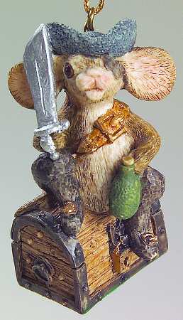 Mouse Ornaments Jolly Roger Mouse - Boxed