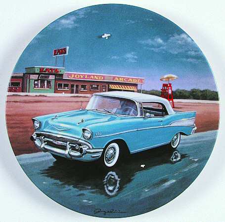 Fabulous Cars of the 50s 57 Blue Bel Air - No Box