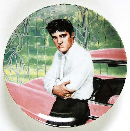 Elvis Presley Looking At A Legend Elvis At The Gates Of Graceland - With Box