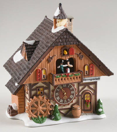 Alpine Village Clock Shop - Boxed