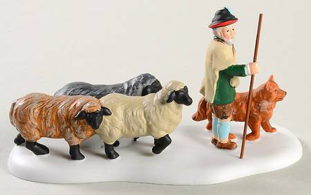 Alpine Village Shepherding The Flock - Boxed