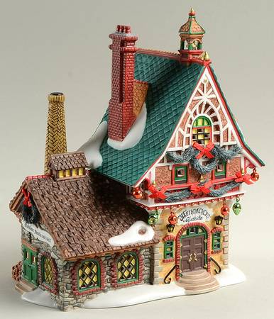Alpine Village Weihnachten Glashutte Glass Orn. Factory - Boxed