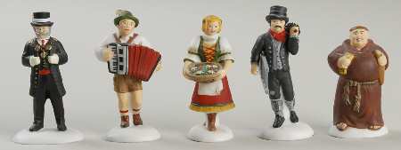Alpine Village Alpine Villagers-Set Of 5 - Boxed