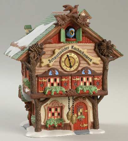 Alpine Village Black Forest Cuckoo Clock - Boxed