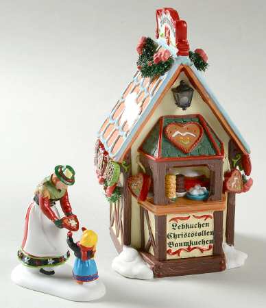 Christmas Market - Alpine Village Gingerbread Booth - Boxed