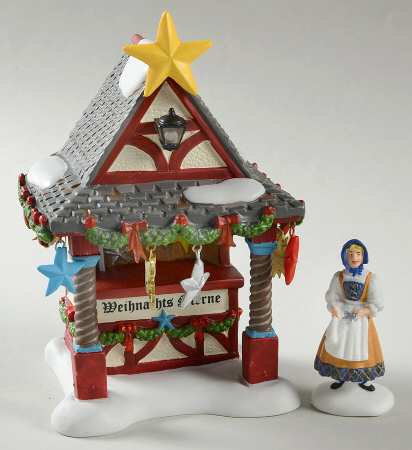 Christmas Market - Alpine Village Tree Topper Booth - Boxed