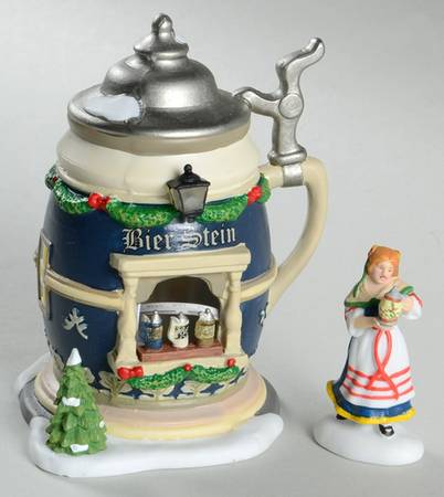 Christmas Market - Alpine Village Bier Stein Booth - Boxed