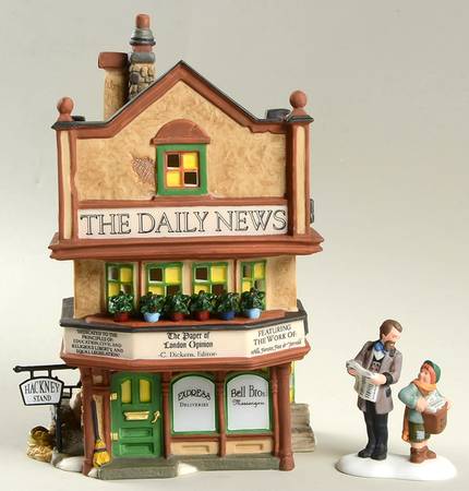 Dickens Village The Daily News  - Bx434 With Box
