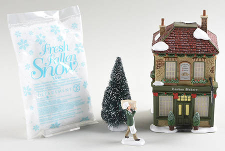 Dickens Village London Bakery Set Of 4 - With Box Bx807