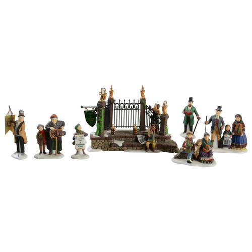Dickens Village Christmas Carol Reading-Set Of 7 - Boxed