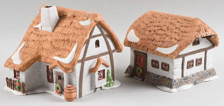 Dickens Village Barley Bree Farm-Set Of 2 - Boxed