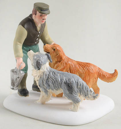 Dickens Village Man's Best Friends - With Box Bx817