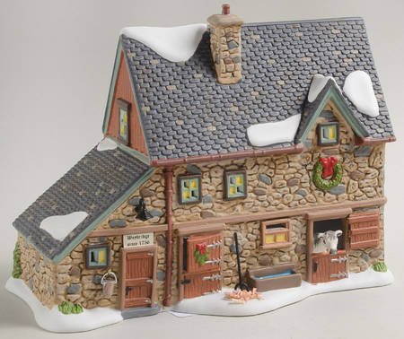Dickens Village Huffam  Fields Farm  - With Box Bx830