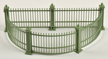 Dickens Village Zoological Gardens Fence-Set Of 10 - With Box Bx837