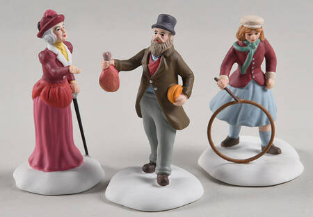 Dickens Village Friends & Neighbors - Set Of 3 - With Box Bx873