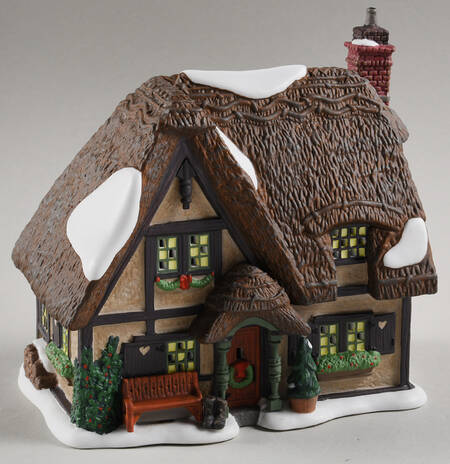 Dickens Village Master Thatcher's Cottage - With Box Bx871
