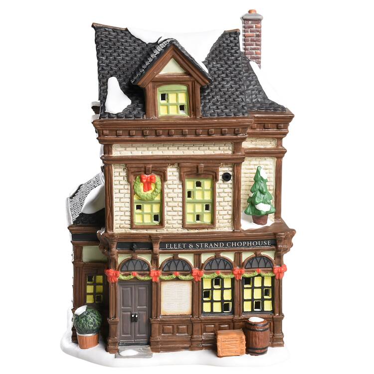 Dickens Village Fleet & Strand Chophouse - With Box Bx877