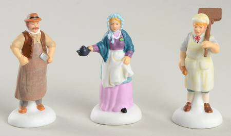 Dickens Village Dickens' Shopkeepers-Set Of 3 - With Box