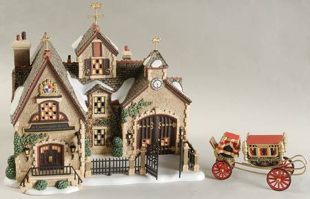 Dickens Village Cartwright Coach Builders - With Box Bx696