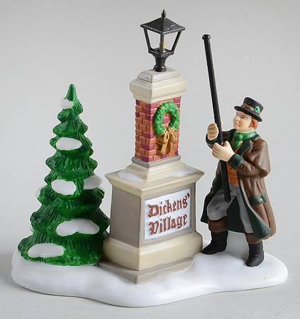Dickens Village Ye Olde Lamplighter - Boxed