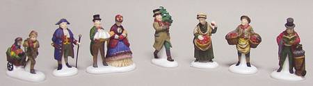 Dickens Village Manchester Square Figures - No Box Nb92e