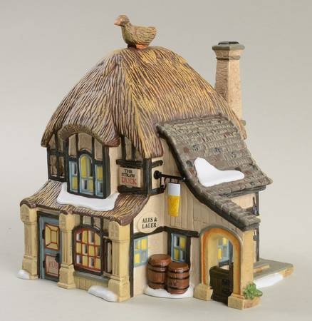 Dickens Village Straw Duck Pub - With Box Bx681