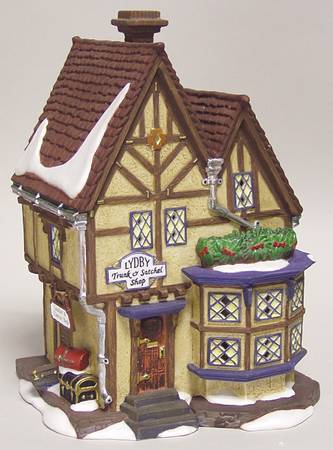 Dickens Village Lydby Trunk & Satchel Shop - No Box Nb92d