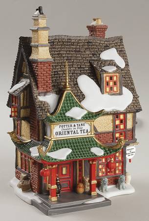 Dickens Village Canton Tea Trading - With Box Bx351