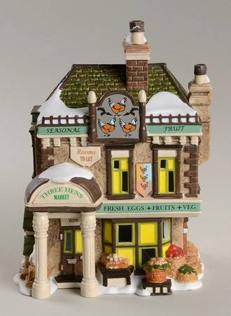 Twelfth Night - Dickens' Village Three Hens Market - Boxed
