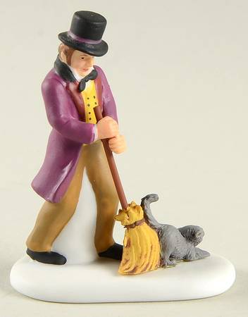 Dickens Village Sweeping Up - Boxed