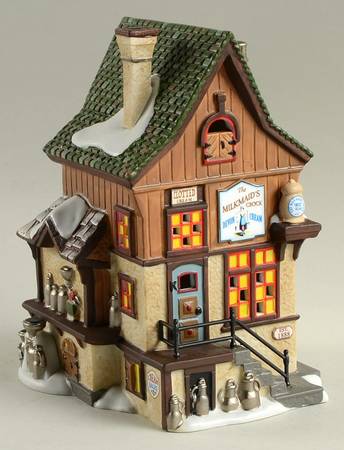 Twelfth Night - Dickens' Village Eight Milkmaids Crock - Boxed