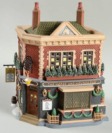 Dickens Village The Horse And Hounds Pub - Wtih Box