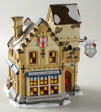 Dickens Village The Sword & Shield - With Box Bx707