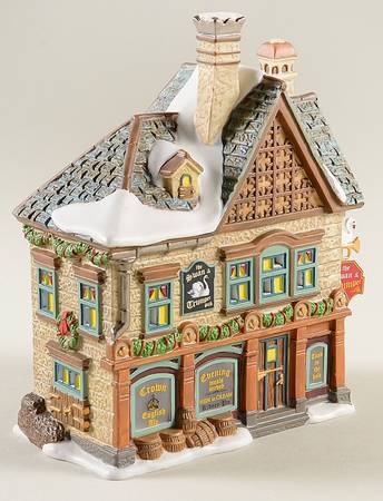Twelfth Night - Dickens' Village Swan & Trumpet Pub - Boxed