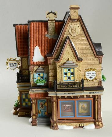 Dickens Village The Neilan Lund Gallery - With Box Bx379