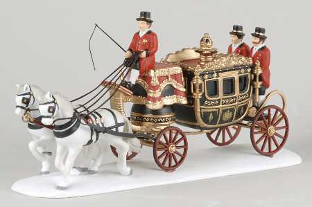 Dickens Village Queen's Parliamentary Coach - With Box Bx340