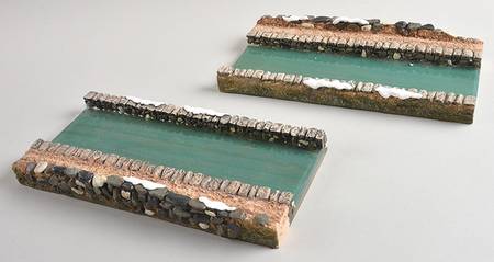 Dickens Village Abington Canal-Set Of 2 - Boxed
