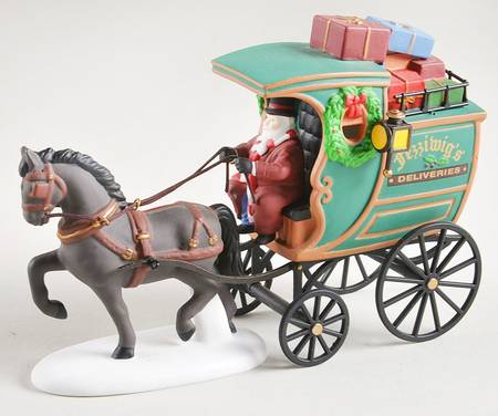 A Christmas Carol-Dickens' Village A Fezziwig Delivery Wagon - Boxed