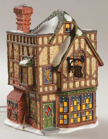 Dickens Village William & Robert Glaser Stained Glass - With Box Bx358