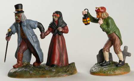 All Hallow's Eve-Dicken's Village Masquerading On All Hallow's Eve - Boxed