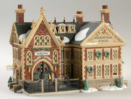 Dickens Village Rockingham School - With Box Bx412