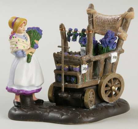Dickens Village Lavender Costermonger - 539 With Box