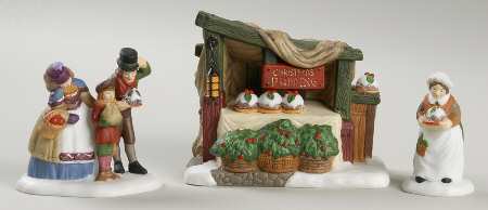 Dickens Village Christmas Pudding Costermonger - Boxed