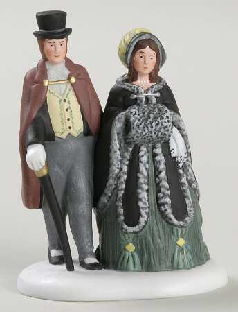 Dickens Village A Gentleman And Lady - Boxed