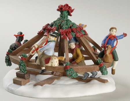 Dickens Village Merry Go Roundabout - Bx474 With Box