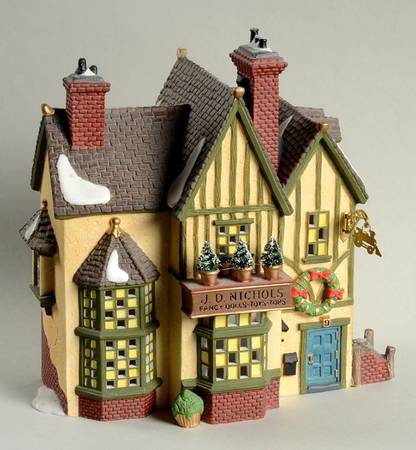 Dickens Village J D Nichols Toy Shop - With Box