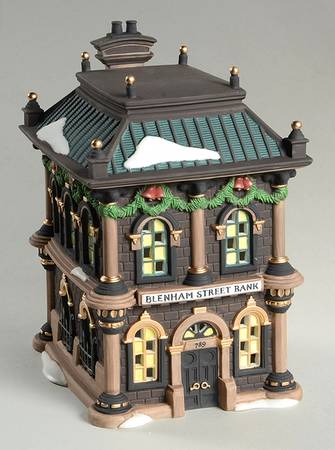 Dickens Village Blenham Street Bank - Boxed