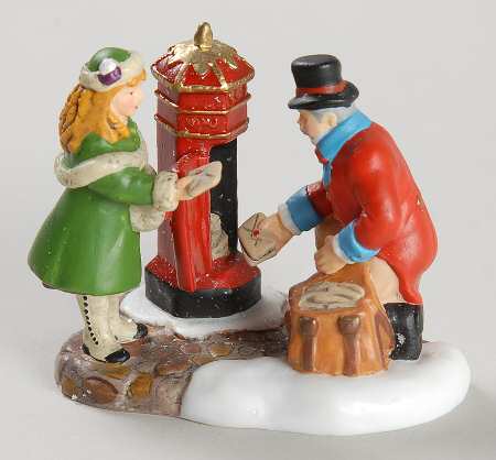 A Victorian Christmas-Dicken's Village One More Christmas Card To Post Please - Boxed