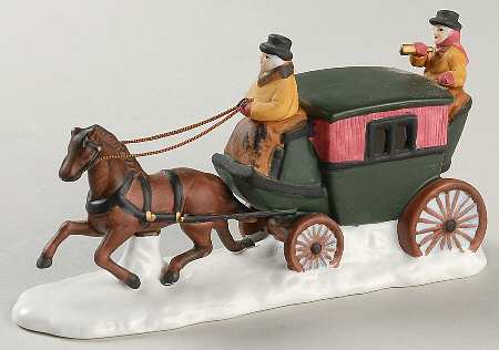 Dickens Village Dover Coach-Version 1-No Mustache - Boxed